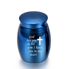 Small Cremation Urn Jar Holder Keepsake For Human Pet Ashes Memorial