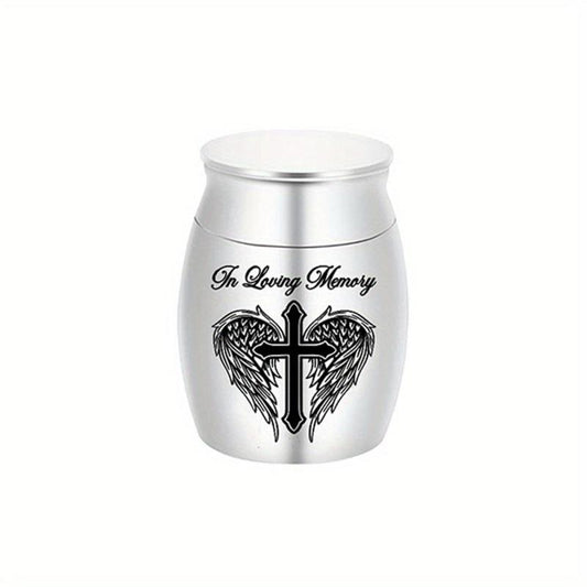 Stainless Steel Pet Urn for Dog or Cat Ashes