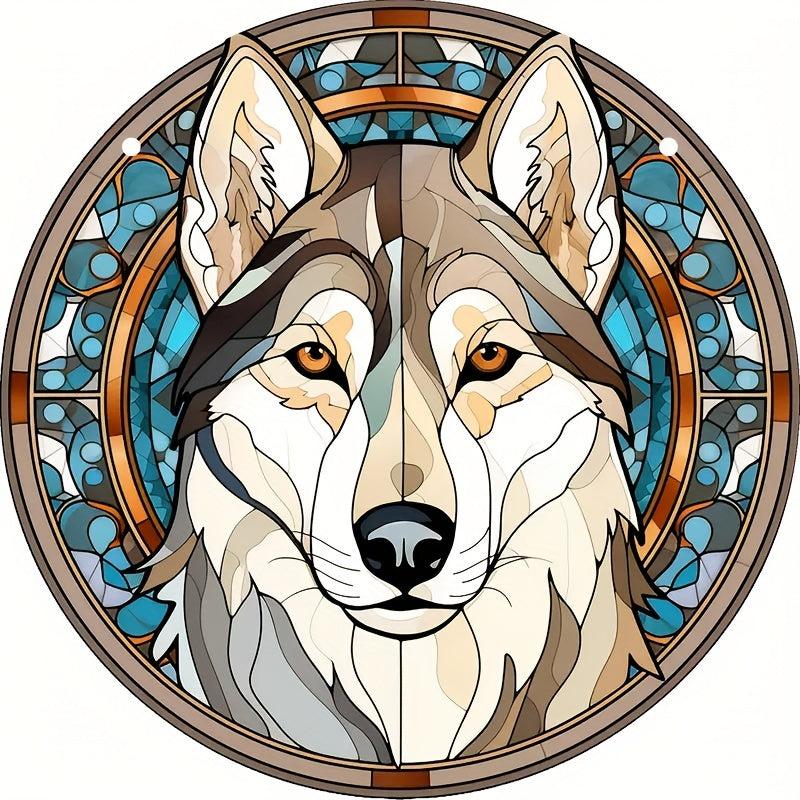 Memorial Dog Gift Window Hanging Suncatcher Sympathy Decoration