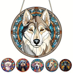Memorial Dog Gift Window Hanging Suncatcher Sympathy Decoration