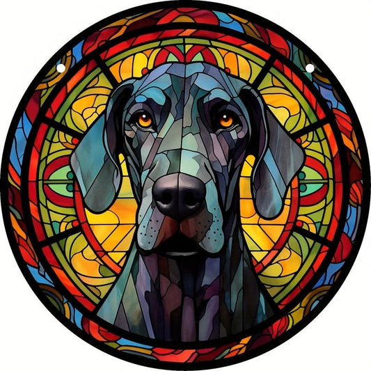 Memorial Dog Gift Window Hanging Suncatcher Sympathy Decoration