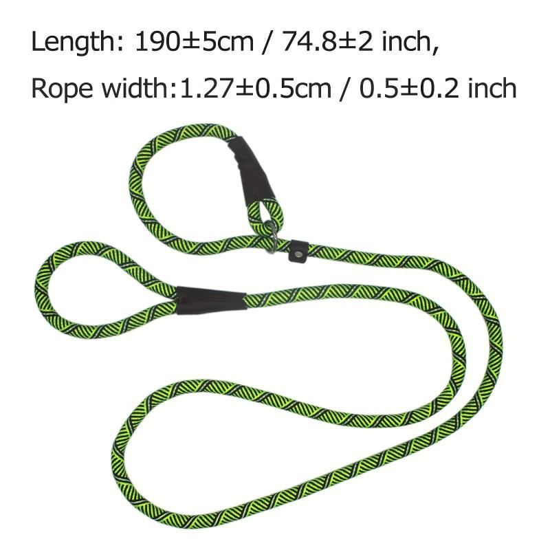Heavy Duty Dog Slip Lead 6ft Rope Leash No Pull Training Leash