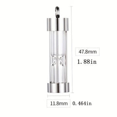 Cremation Jewelry Customize Cylinder Urn Pendant Keepsake Necklace