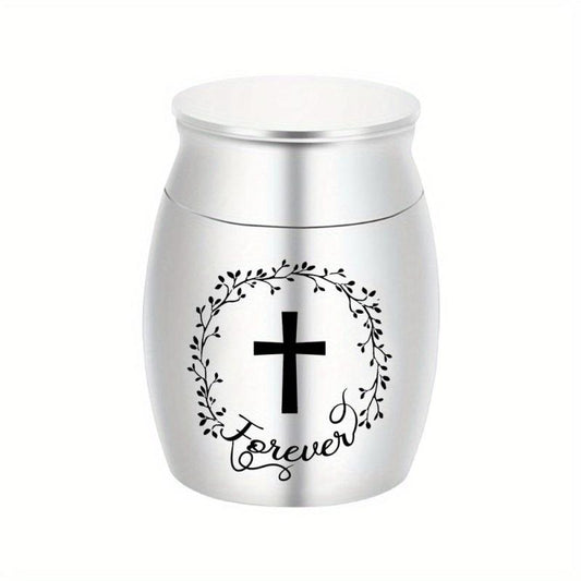 Small Keepsake Urns for Human Pet Ashes Aluminum Alloy Memorial Ashes Holder