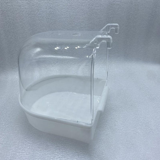 Transparent Birdcage Bathtub for Cockatoos and Parakeets