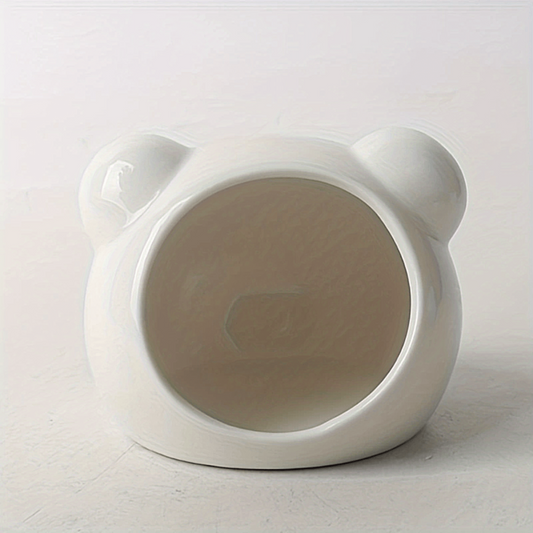 Ceramic Pet Water Dispenser and Hideout Hut Automatic Drinking Fountain