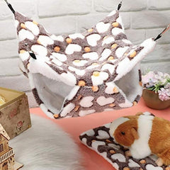 2pcs Small Animal Hammocks Hanging Nests Purple Co