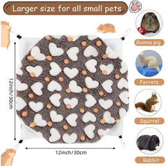 2pcs Small Animal Hammocks Hanging Nests Purple Co