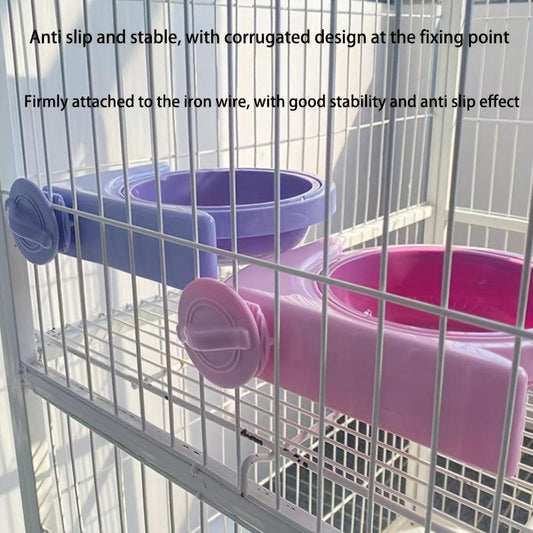1pc Suspended Pet Bowl Cat and Rabbit Feeding Bowl
