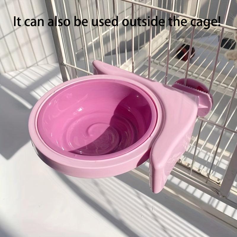 1pc Suspended Pet Bowl Cat and Rabbit Feeding Bowl