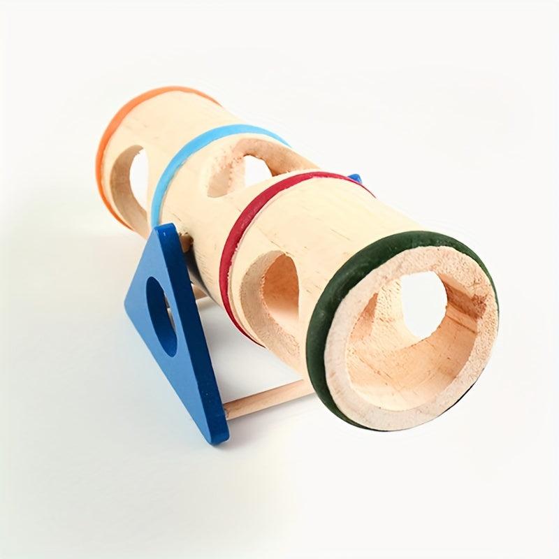Rainbow Hamster House with Seasaw Swing Toy