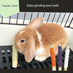 Pet Straw Paper Braided Sweet Bamboo Roll Molar Food Snack Toy