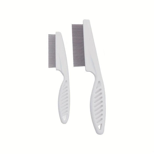 2pcs Pet Pro Flea Comb for Dog and Cat Grooming