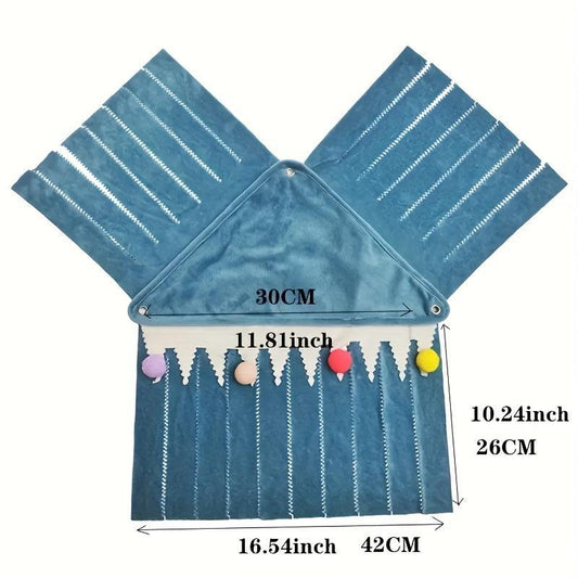 3-Sided Tassel Corner Shelter Hammock Tent for Small Pets
