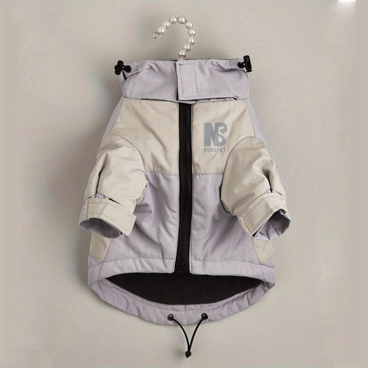Pet Matching Jacket Winter Dog Coat Puppy Warm Clothes Padded Pat Apparel