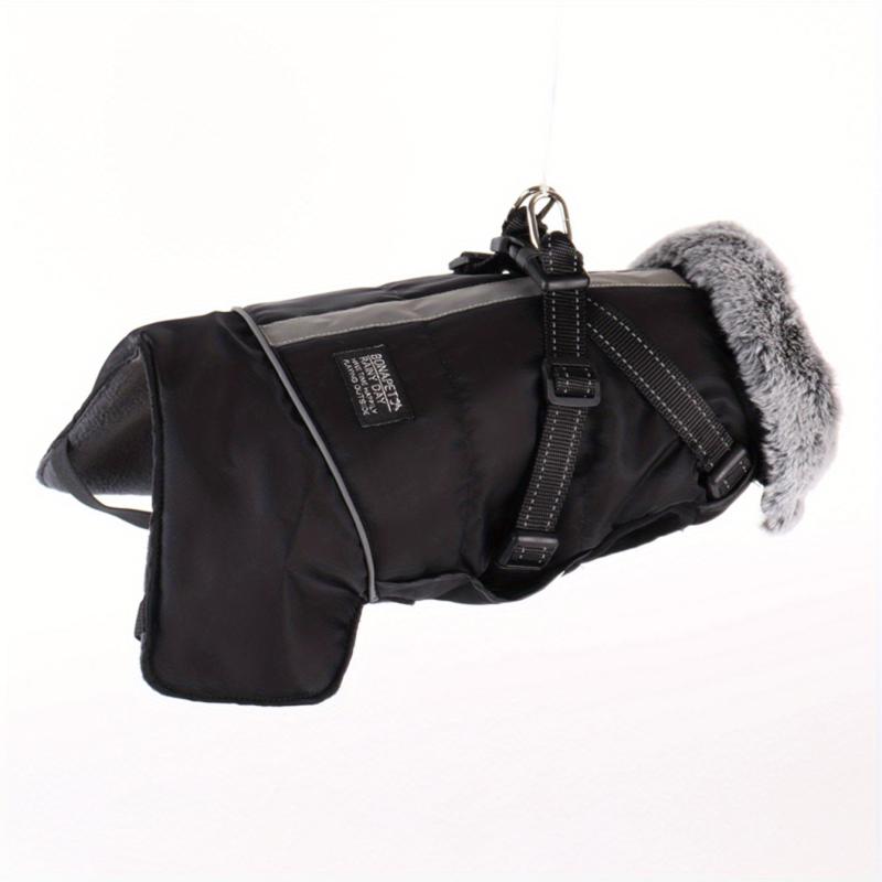 Winter Dog Coat Reflective Strap High Collar Vest