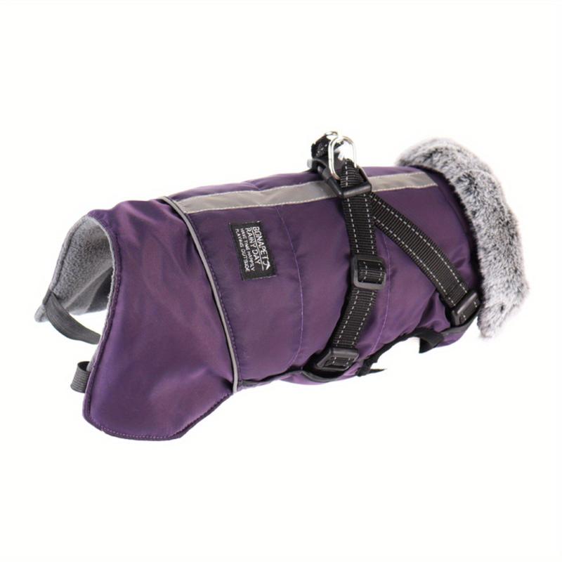 Winter Dog Coat Reflective Strap High Collar Vest