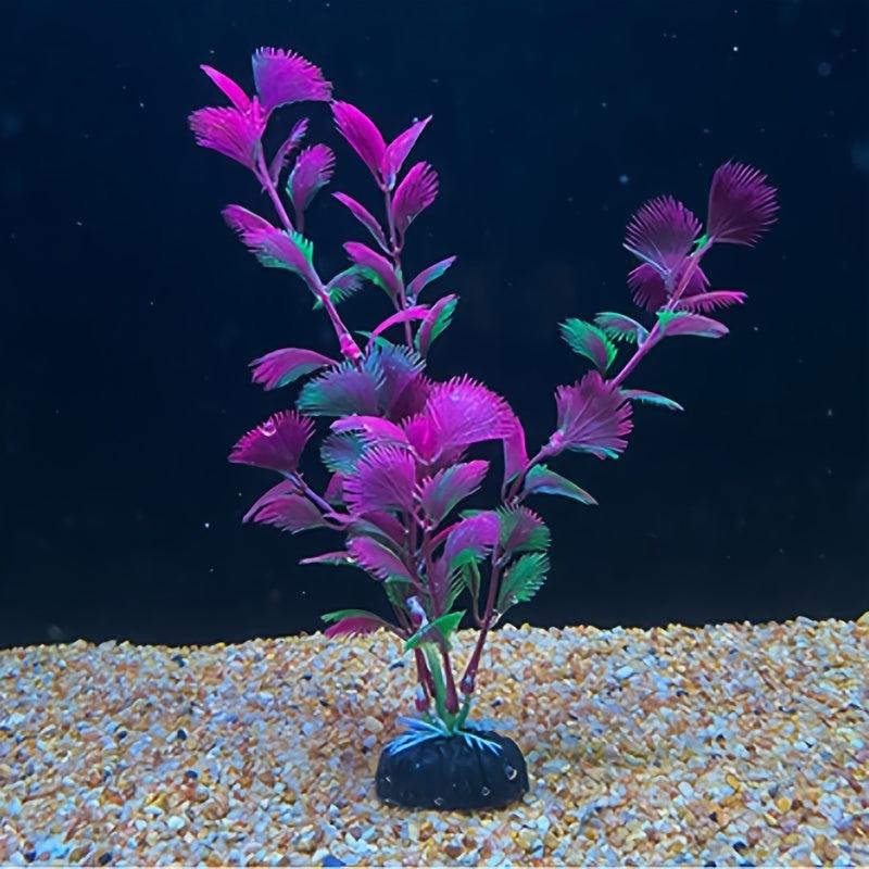 Artificial Plastic Aquarium Plants 7 9in Decoration
