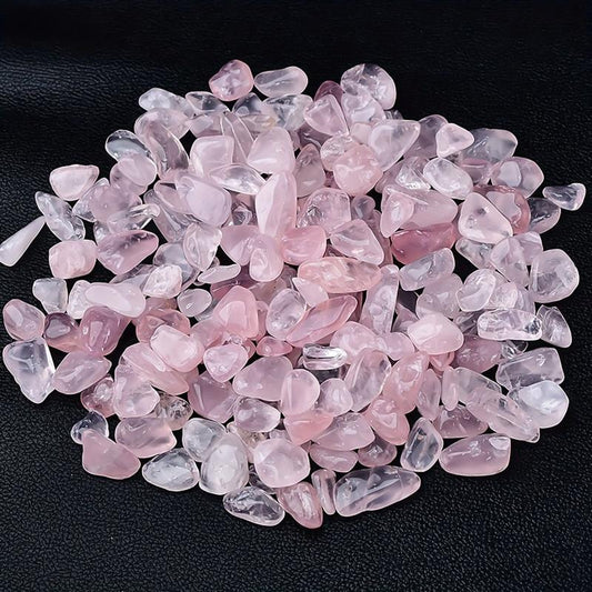 Rose Quartz Crystal Tumbled Stones for DIY Aromatherapy & Healing