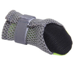 4pcs Reflective Dog Boots Wear-resistant Non-slip Puppy Shoes