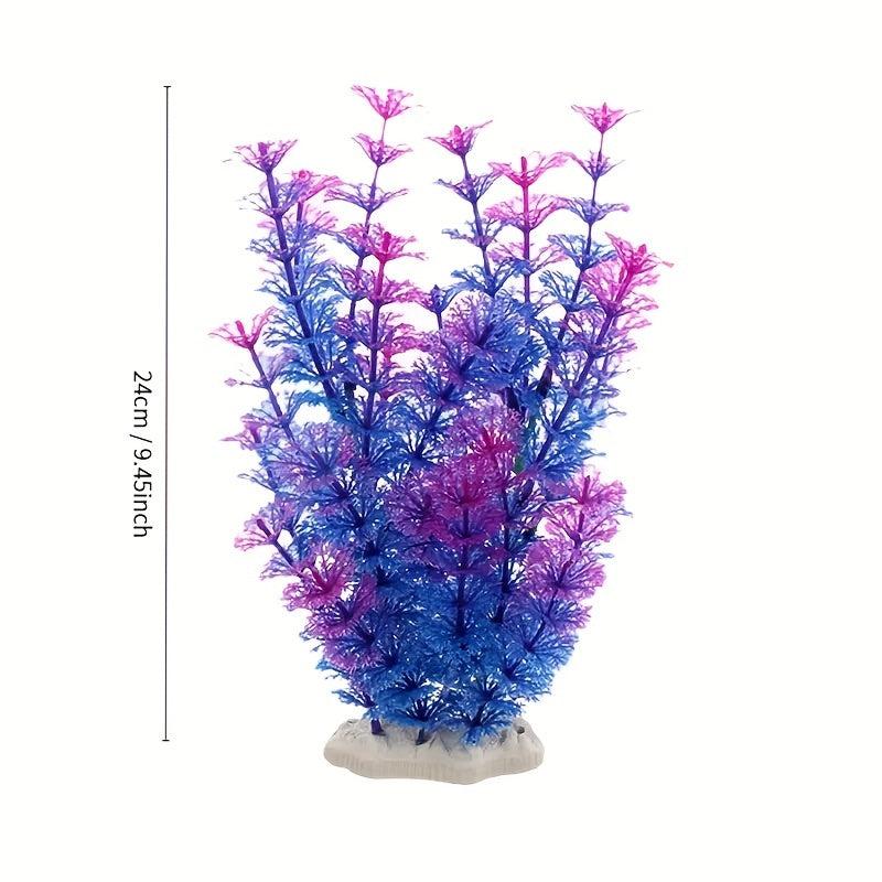1pc Aquarium Plastic Plant Fish Tank Landscape Simulated Aquatic Plants