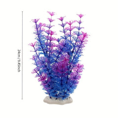 1pc Aquarium Plastic Plant Fish Tank Landscape Simulated Aquatic Plants