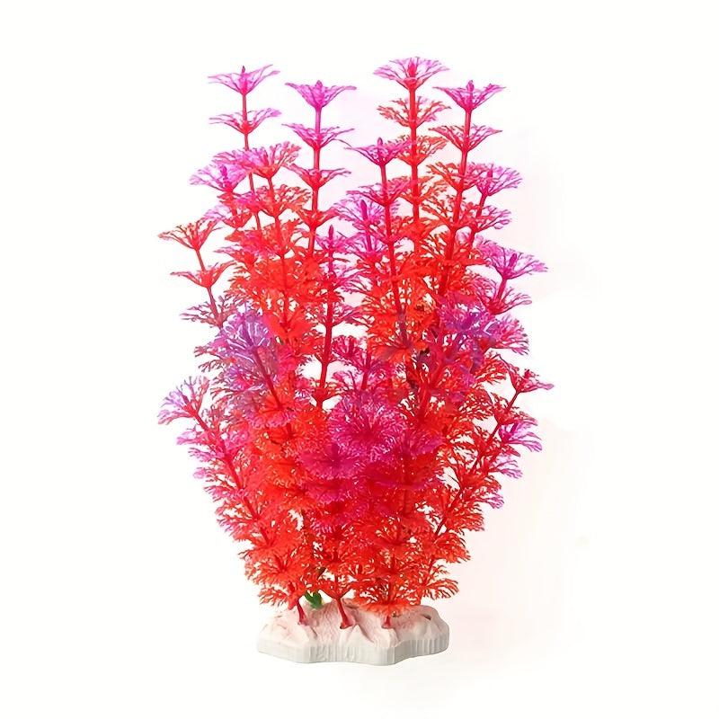 1pc Aquarium Plastic Plant Fish Tank Landscape Simulated Aquatic Plants