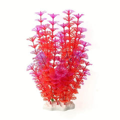 1pc Aquarium Plastic Plant Fish Tank Landscape Simulated Aquatic Plants