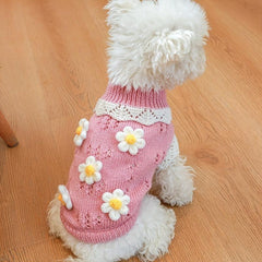 Cherry Knitwear Hoodie for Small and Medium Dogs