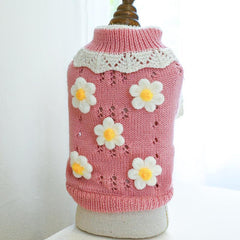 Cherry Knitwear Hoodie for Small and Medium Dogs