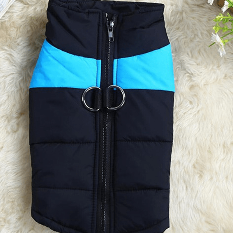 Winter Dog Vest with D Ring, Warm Padded, 5 Sizes