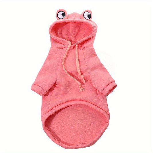 Frog Pet Casual Hoodie for Dog Warm Clothes