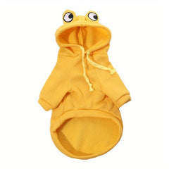 Frog Pet Casual Hoodie for Dog Warm Clothes