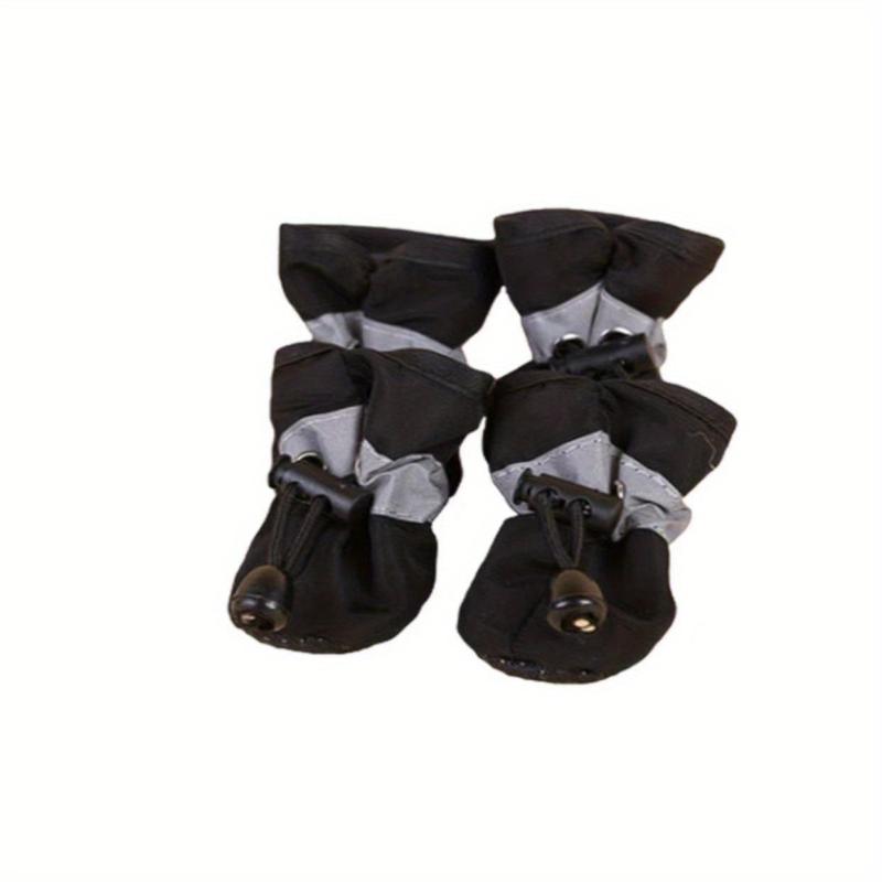 4pcs Waterproof Dog Shoes Non slip Rain Boots Puppy Pet Booties