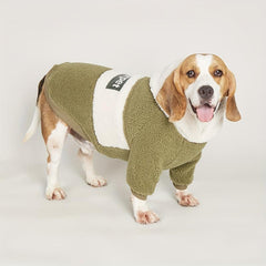 Pet Fleece Hoodie Warm Sweatshirt Plush Coat Winter Apparel Dogs Cats Puppies