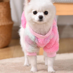 Cozy and Stylish Fleece Sweater for Small Dogs