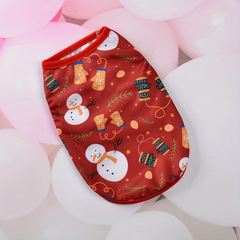Christmas Pet Shirt Dog Vest For Medium Sized Dog And Cat