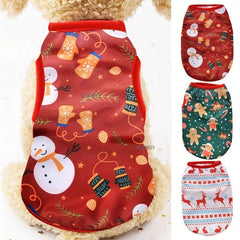 Christmas Pet Shirt Dog Vest For Medium Sized Dog And Cat