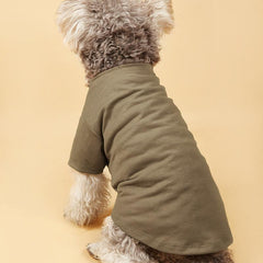 Brown Words Pattern Pet Tee for Small & Medium Dogs