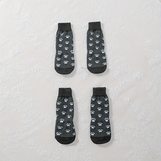 4pcs Dog Boots Non slip Puppy Shoes Breathable Outdoor And Indoor Puppy Shoes
