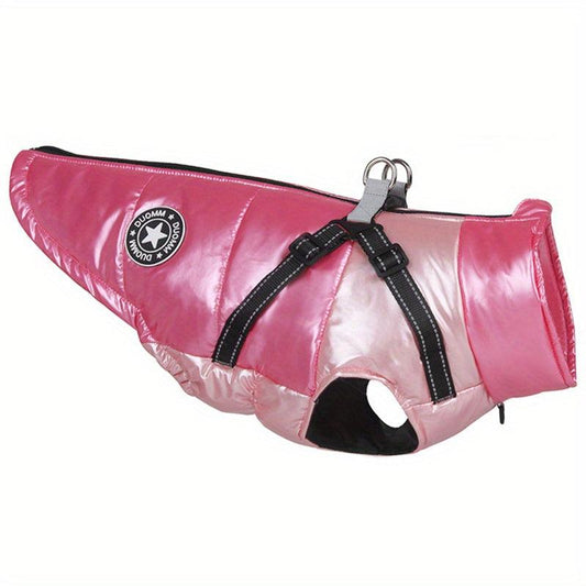 Waterproof Warm Dog Winter Coat Reflective Pet Jacket for Cold Weather