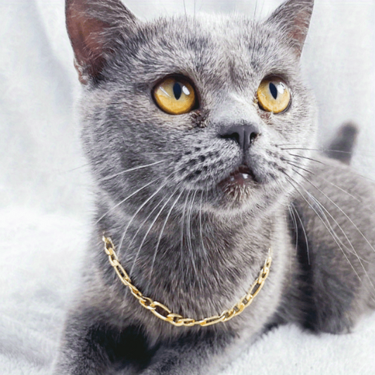 Cat Necklace Aluminum Style Pet Necklace Kitten Decoration Accessories