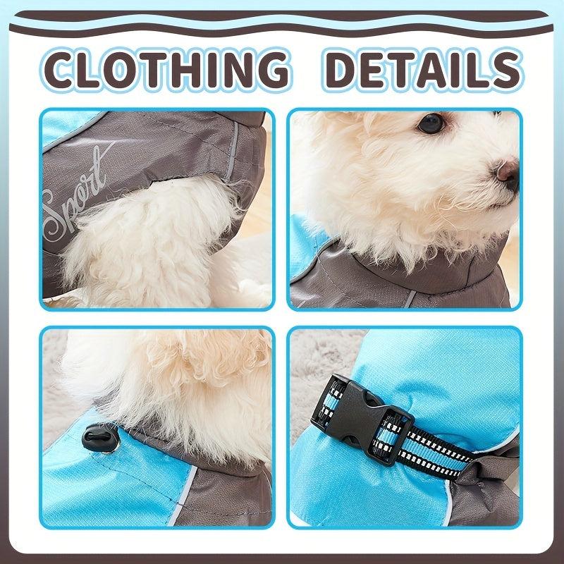 Dog Raincoat For Small Medium Dogs Waterproof Outfit S XXL