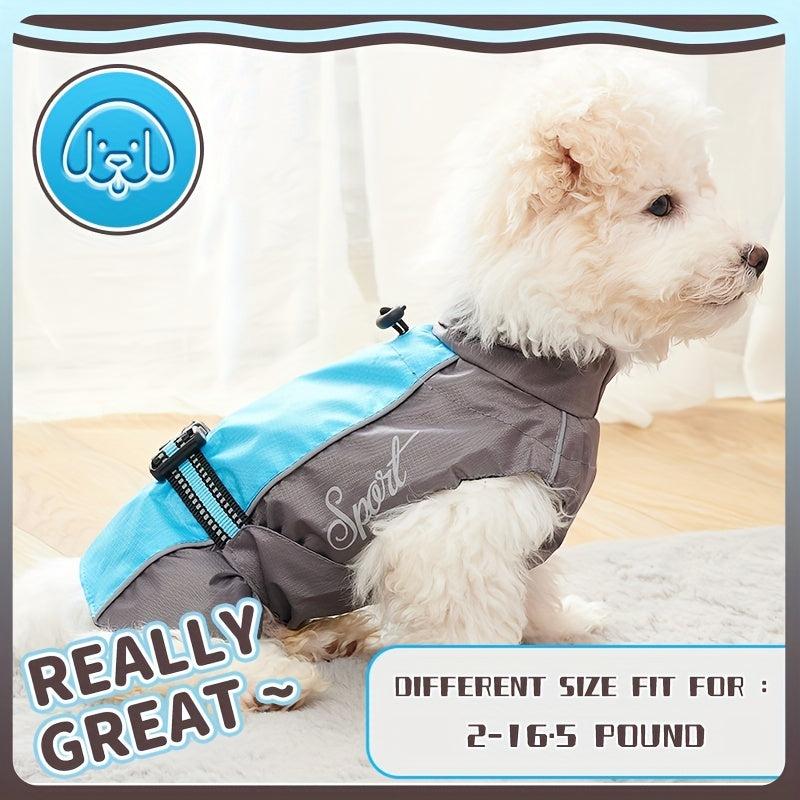 Dog Raincoat For Small Medium Dogs Waterproof Outfit S XXL