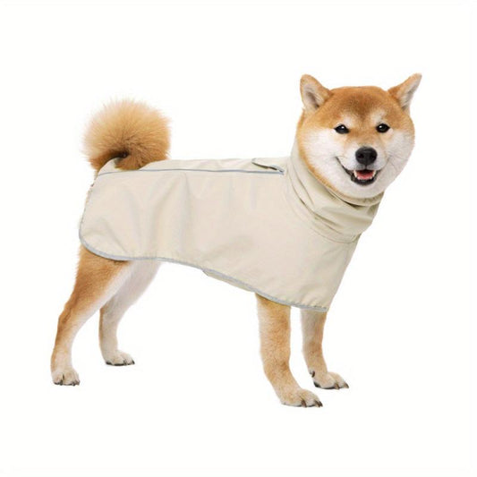 Adjustable Reflective Pet Raincoat Waterproof Dog Hoodie Poncho