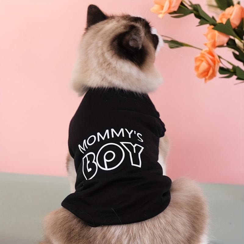 Summer Pet Vest with Printed Letters for Cats & Dogs