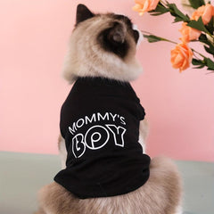 Summer Pet Vest with Printed Letters for Cats & Dogs