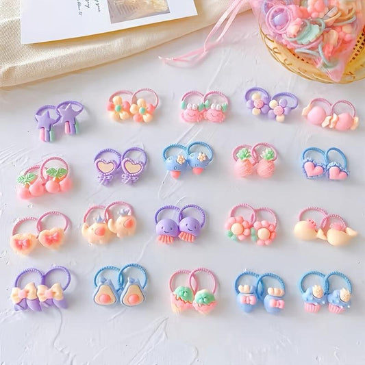 10pcs Flower Pet Hair Tie Accessories for Dogs