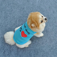Heart Printed Dog Vest for Summer