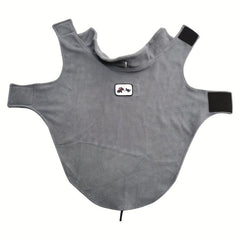 Windproof Plush Dog Sports Vest Clothes Night Reflective Pet Warm Jacket